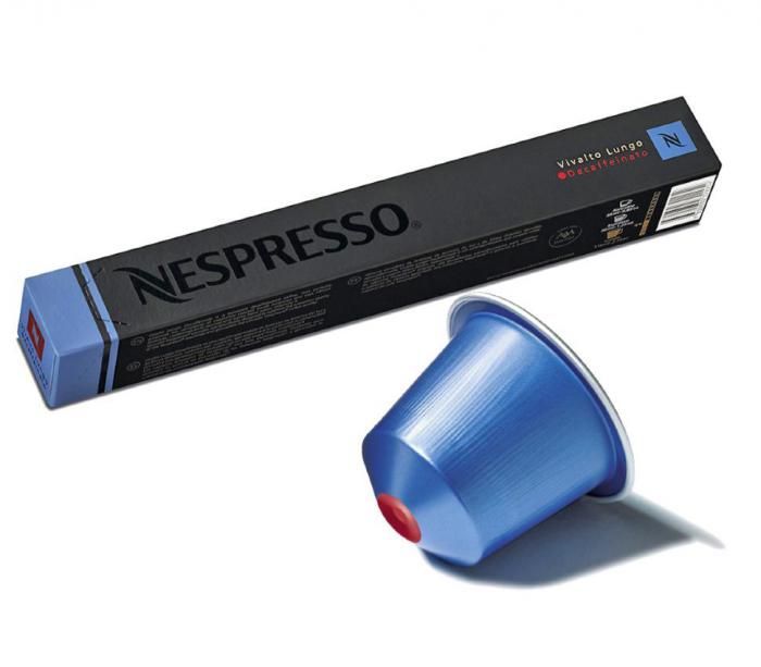 Капсулы для кофемашин Nespresso Vivalto Lungo Decaffeinato 10шт 7646.50