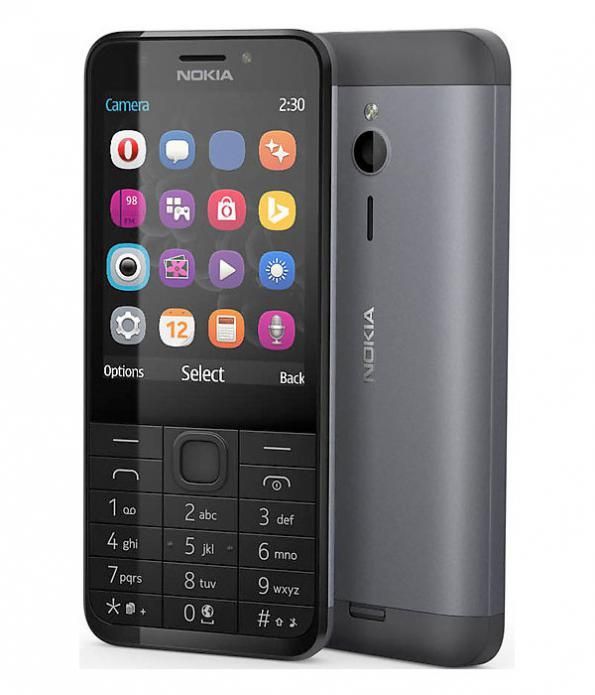 Сотовый телефон Nokia 230 (RM-1172) Dual Sim Black-Silver
