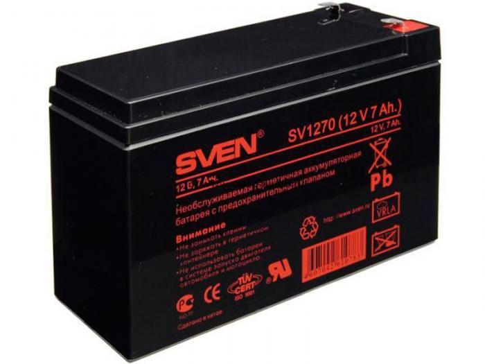 Аккумулятор для ИБП Sven SV 12V 7Ah SV1270
