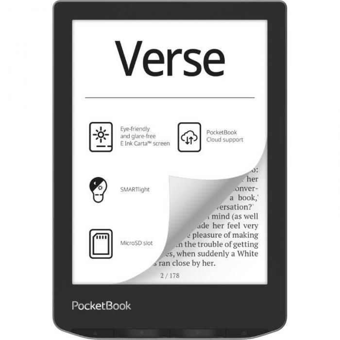 Электронная книга PocketBook 629 Verse WW Grey PB629-M-WW