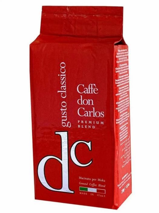 Кофе молотый Don Carlos Gusto Classico 250g 8000604800015
