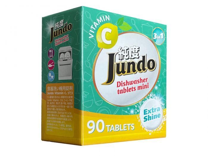 Таблетки для посудомоечных машин Jundo Vitamin C 3в1 90шт 4903720021057