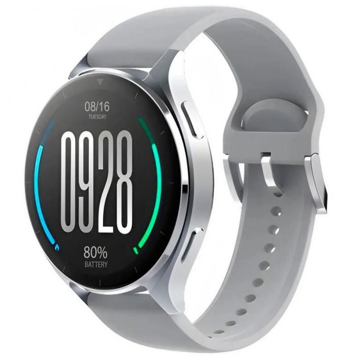Умные часы Xiaomi Watch 2 Sliver Case With Grey TPU Strap BHR8034GL