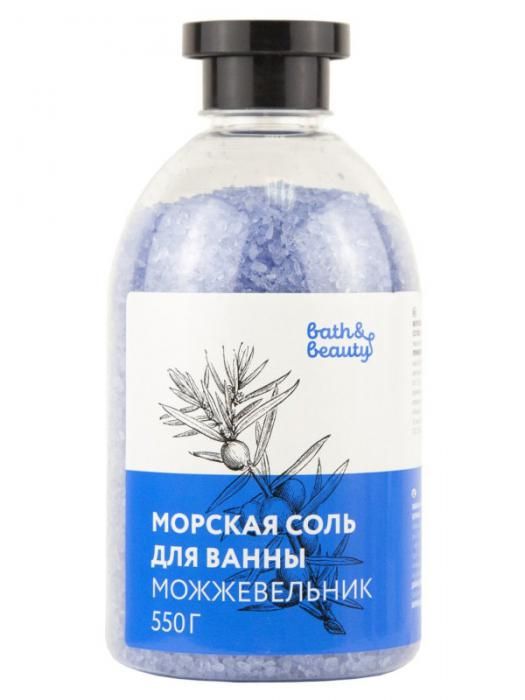 Морская соль для ванны Bath & Beauty Можжевельник 550g 11-543