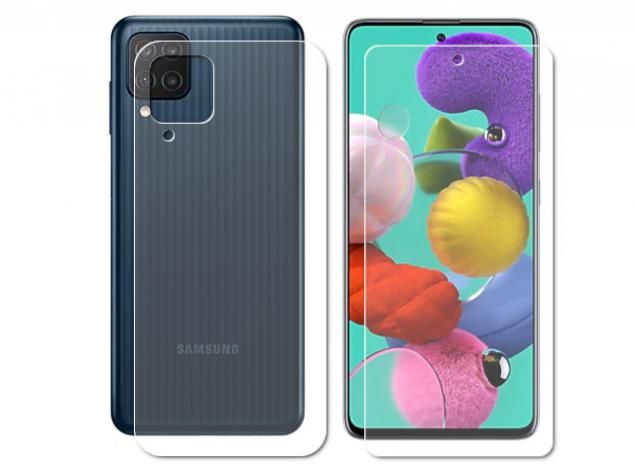 Гидрогелевая пленка LuxCase для Samsung Galaxy F62 0.14mm Front and Back Matte 86364