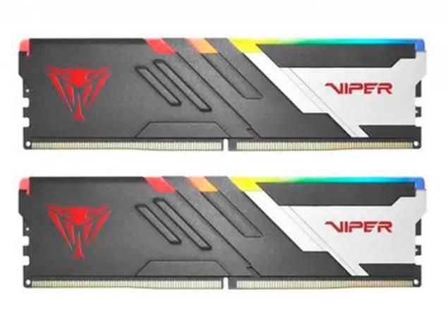 Модуль памяти Patriot Memory Viper Venom RGB DDR5 DIMM 5600Mhz PC5-44800 CL40 - 64Gb (2x32Gb) PVVR564G560C40K