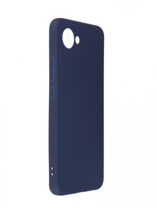 Чехол DF для Realme C30 Silicone Blue rmCase-18