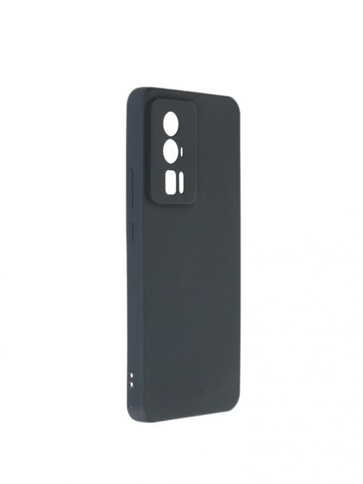 Чехол iBox для Poco F5 Pro с защитой камеры и подложкой Silicone Black УТ000035371