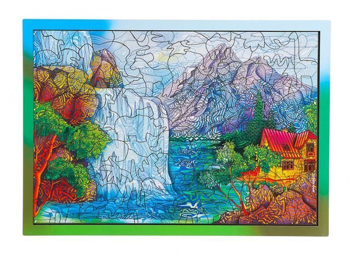 Пазл Puzzle Живописный водопад 6957664