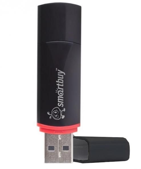 USB Flash Drive 32Gb - SmartBuy Crown Black SB32GBCRW-K