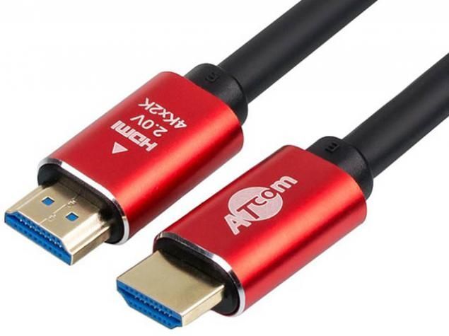Аксессуар ATcom HDMI - HDMI Ver 2.0 15m Red-Gold AT5945