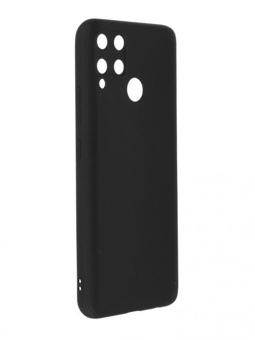 Чехол Brosco для Realme C25 Matte Black RM-C25-COLOURFUL-BLACK