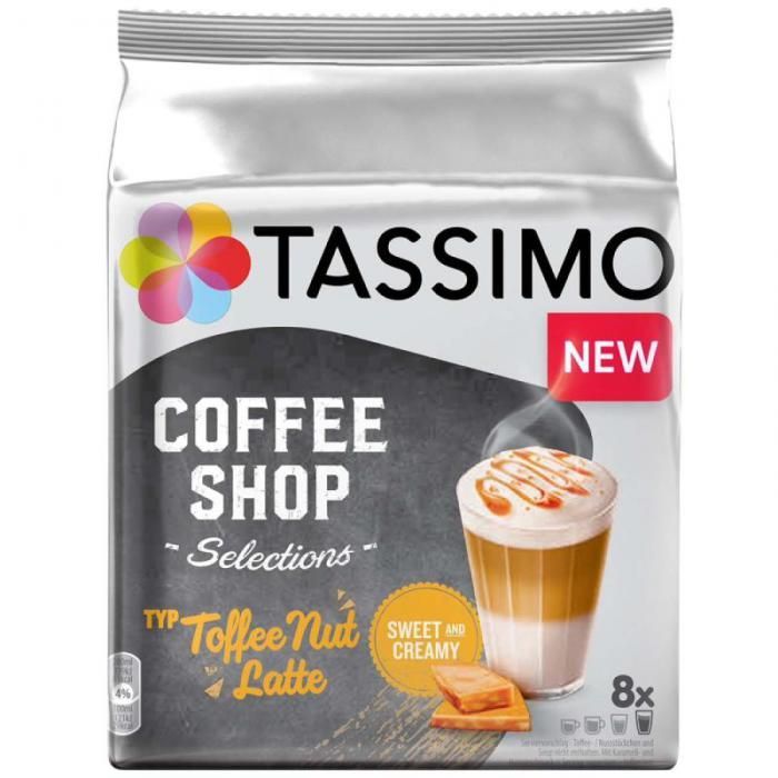 Капсулы для кофемашин Tassimo Coffee Shop Selections Toffee Nut Latte