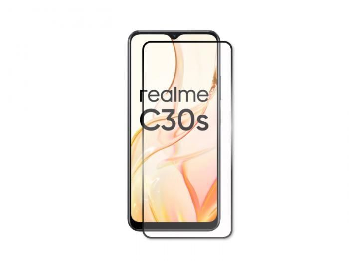 Защитное стекло Svekla для Realme C30S Full Glue Black ZS-SVREALC30S-FGBL