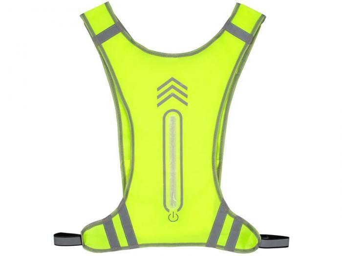 Светоотражающий жилет для бега с маячком Molti Flash размер M/L Yellow Neon 15583.80