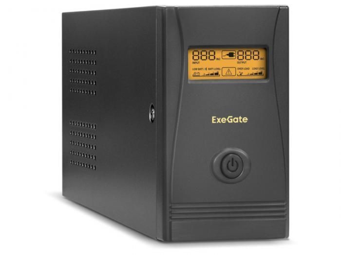 Источник бесперебойного питания ExeGate Power Smart ULB-600.LCD.AVR.4C13 / EP285566RUS