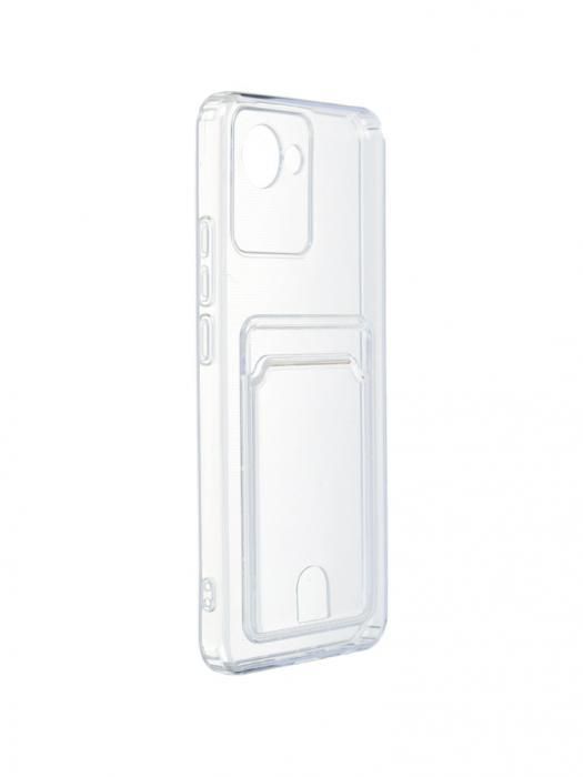 Чехол Neypo для Realme C30 Pocket Silicone с карманом Transparent ACS55810