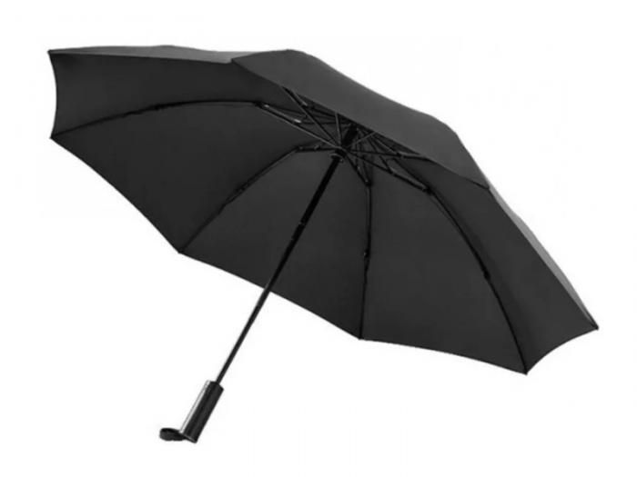 Зонт 90 Points Automatic Umbrella With LED Flashlight Black