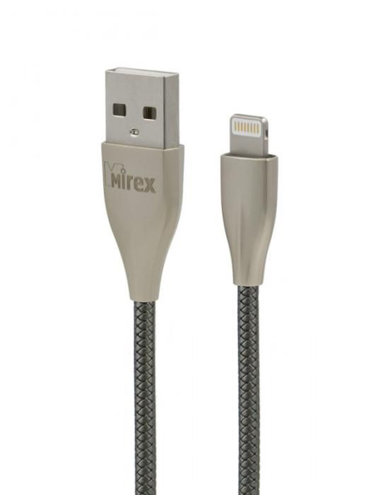 Аксессуар Mirex BC-017i USB 2.0 AM - Lightning 1.2m 13700-BC017IGR
