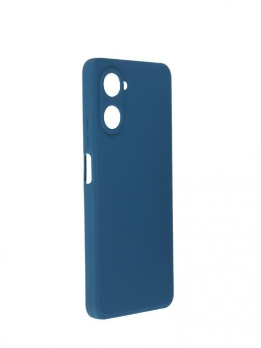 Чехол Zibelino для Realme 10 Pro 5G Soft Matte с микрофиброй Blue ZSMF-RLM-10-PRO-BLU