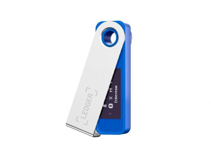 Аппаратный криптокошелек Ledger Nano S Plus Blue