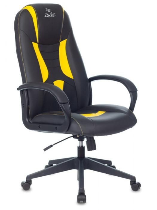 Компьютерное кресло Zombie 8 Black-Yellow
