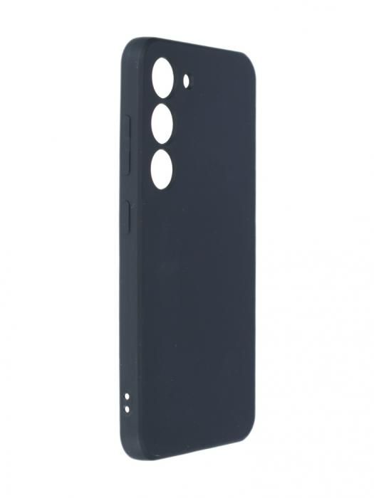Чехол iBox для Samsung Galaxy S23 с защитой камеры и подложкой Silicone Black УТ000033675