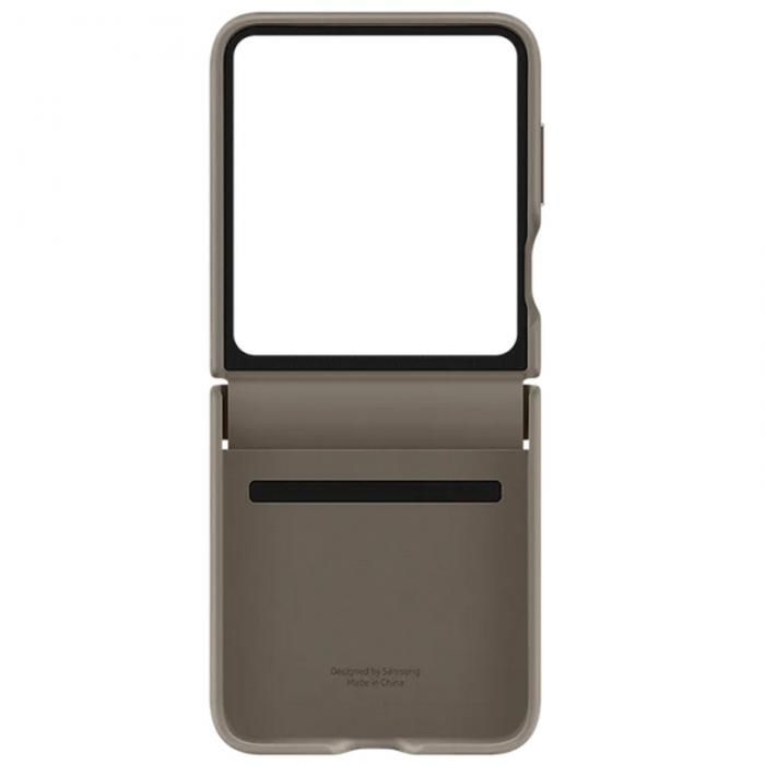 Чехол для Samsung Galaxy Z Flip5 Flap Eco-Leather Light Brown EF-VF731PAEGRU
