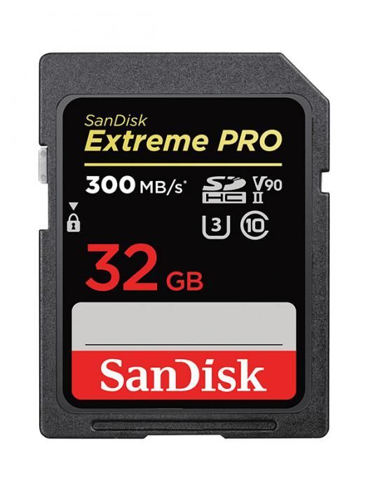 Карта памяти 32Gb - SanDisk Extreme Pro SDHC Class 10 UHS-II U3 SDSDXDK-032G-GN4IN (Оригинальная!)
