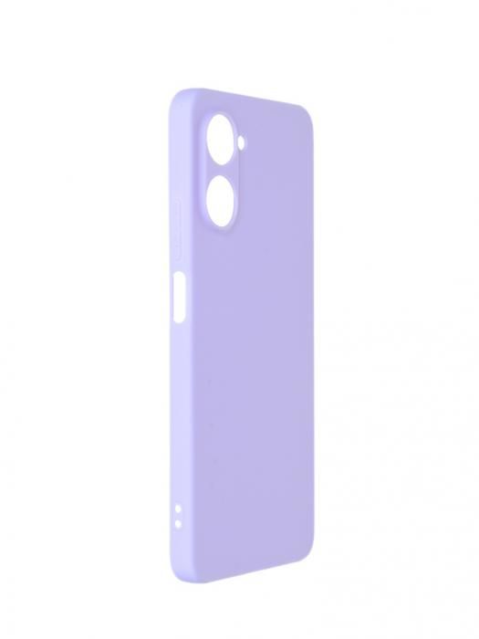 Чехол Zibelino для Realme 10 Pro 5G Soft Matte с микрофиброй Lilac ZSMF-RLM-10-PRO-LIL