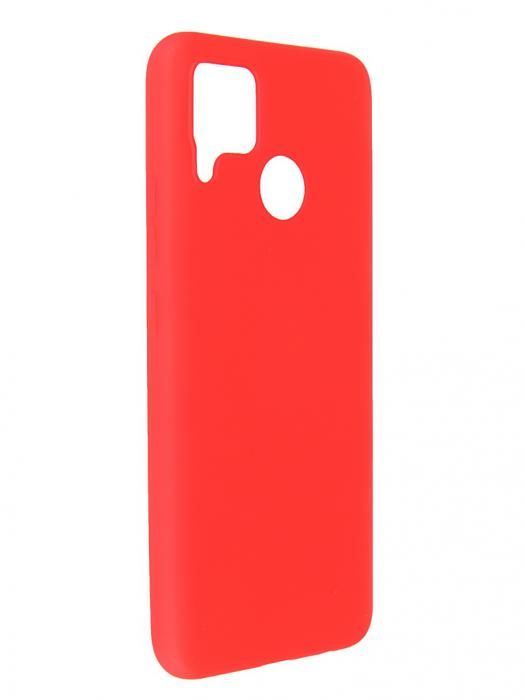 Чехол Pero для Realme C15 Liquid Silicone Red PCLS-0059-RD