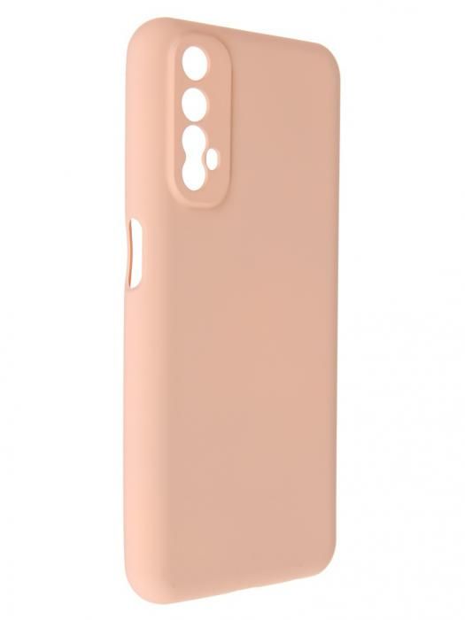 Чехол Pero для Realme 7 Liquid Silicone Light Pink PCLS-0057-PK