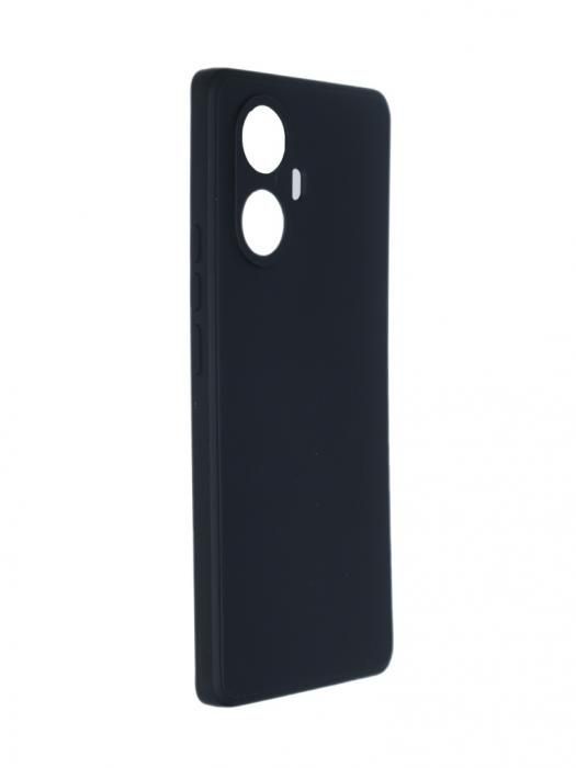 Чехол Zibelino для Realme 10 Pro Plus 5G Soft Matte с микрофиброй Black ZSMF-RLM-10-PRO-PL-BLK