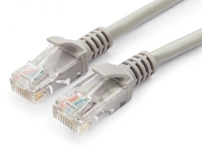 Сетевой кабель Гарнизон CCA Light UTP cat.5e 1.5m Grey PC-UTP-5e-1.5